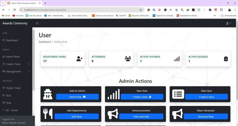 Corporate Event Management System