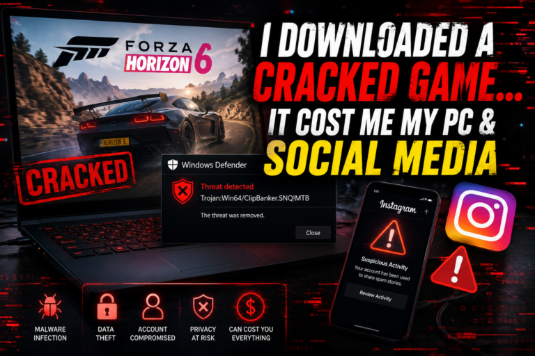 How a Free Game Download Cost Me My Digital Life